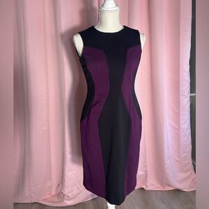 Calvin Klein Office Dress: purple